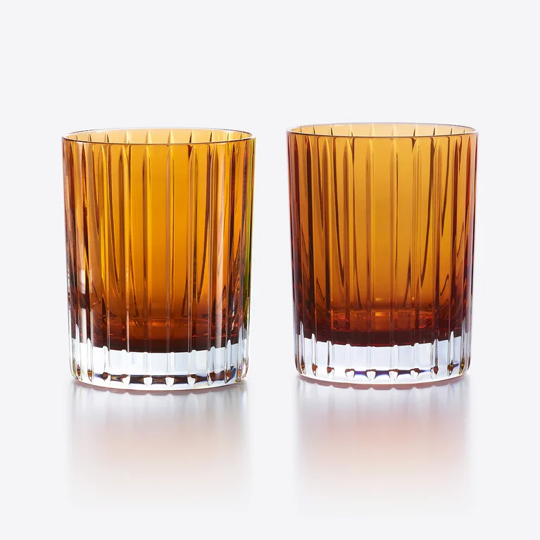 Harmonie Tumblers Colors of Joy Baccarat, Water glass in Crystal Orange View 1