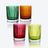 Harmonie Tumblers Colors of Joy Intense Set Baccarat, Water glass in Crystal Multicolor
