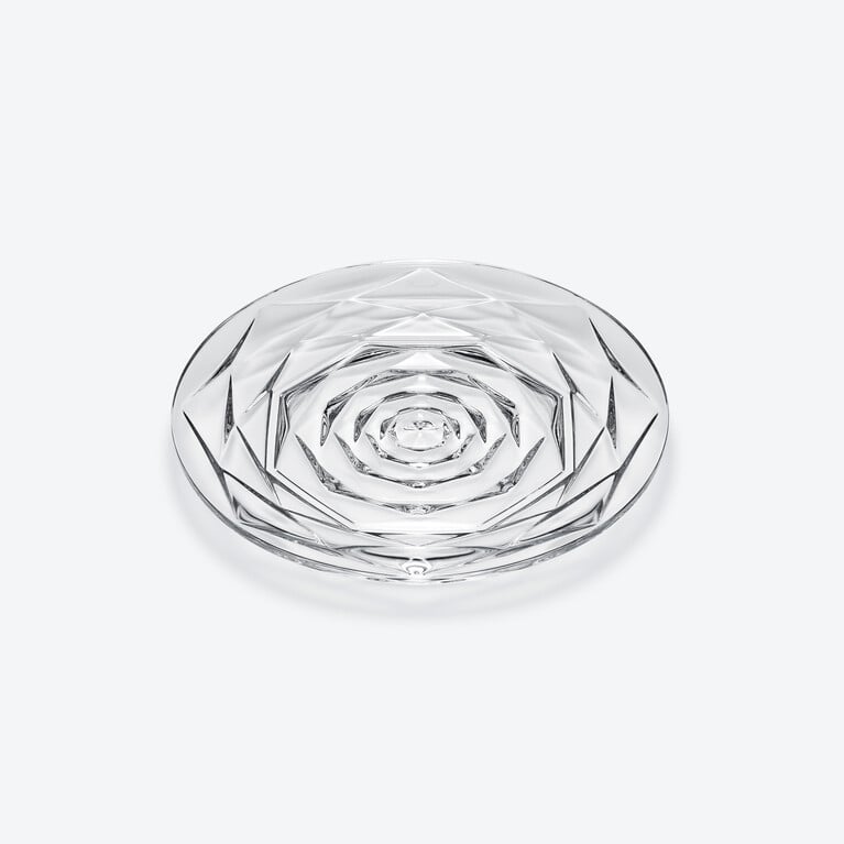 Swing Plate Baccarat in Clear Crystal