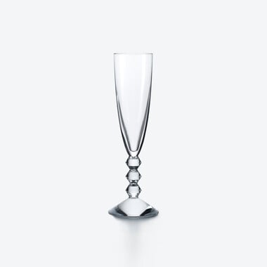 ベガ シャンパンフルート Baccarat、クリアのクリスタル製のシャンパンフルート