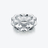 Louxor Cordoue Ashtray Baccarat in Crystal Clear