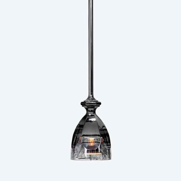 Harcourt Hic ! Ceiling Lamp Baccarat in Crystal Silver View 1