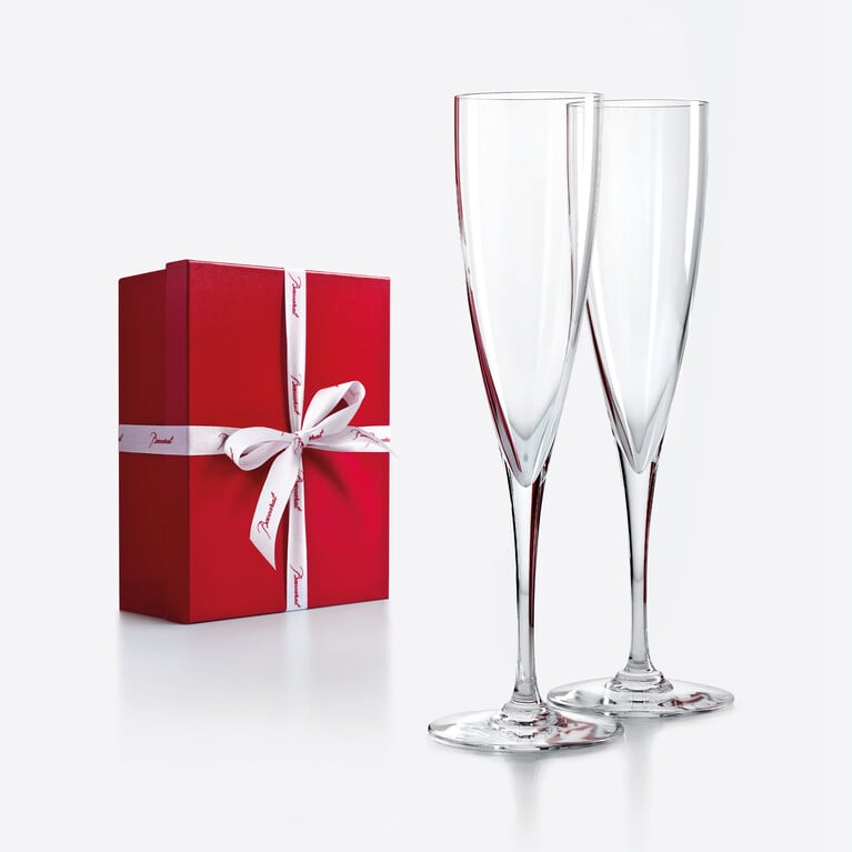 Dom P&eacute;rignon Flutes Baccarat, Champagne flute in Clear Crystal View 2