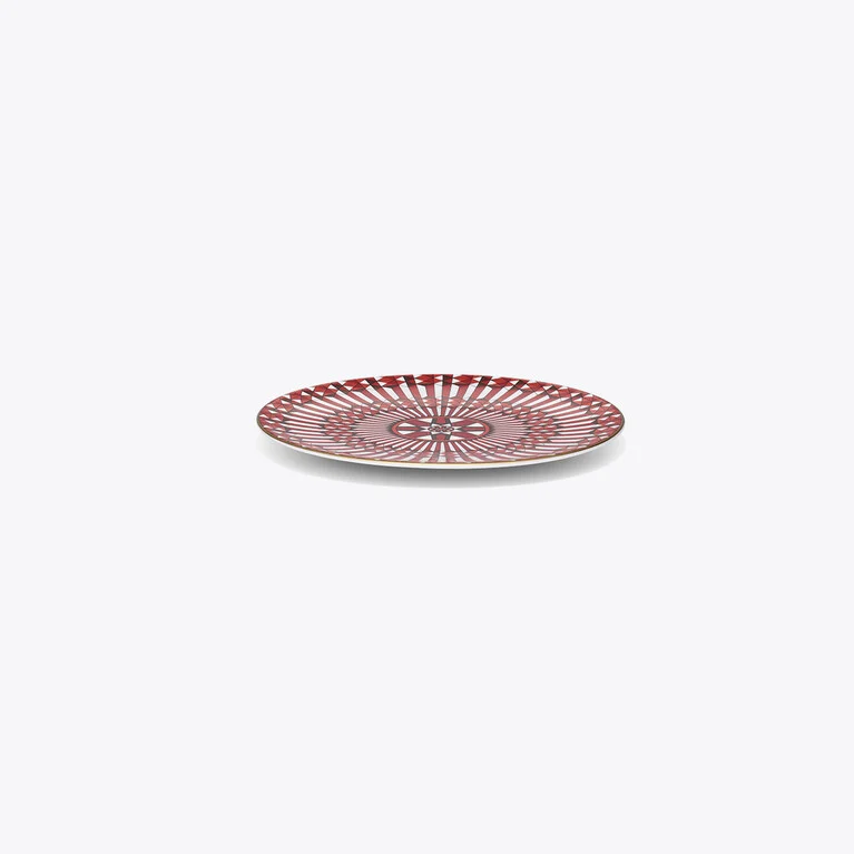 Arcadia Bread Plate Baccarat in Porcelain Red View 3
