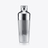 Harmonie Shaker Baccarat in Steel Silver