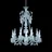 Z&eacute;nith 吊灯 长 (12L) Baccarat, 透明水晶制成