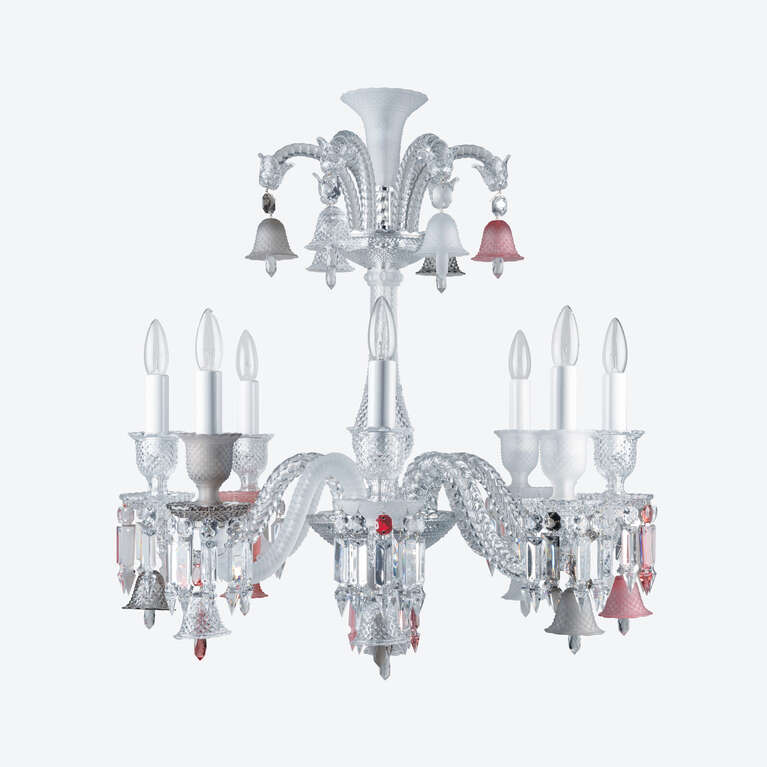 Zénith Flou, Je te Vois Flou Chandelier (8L) 