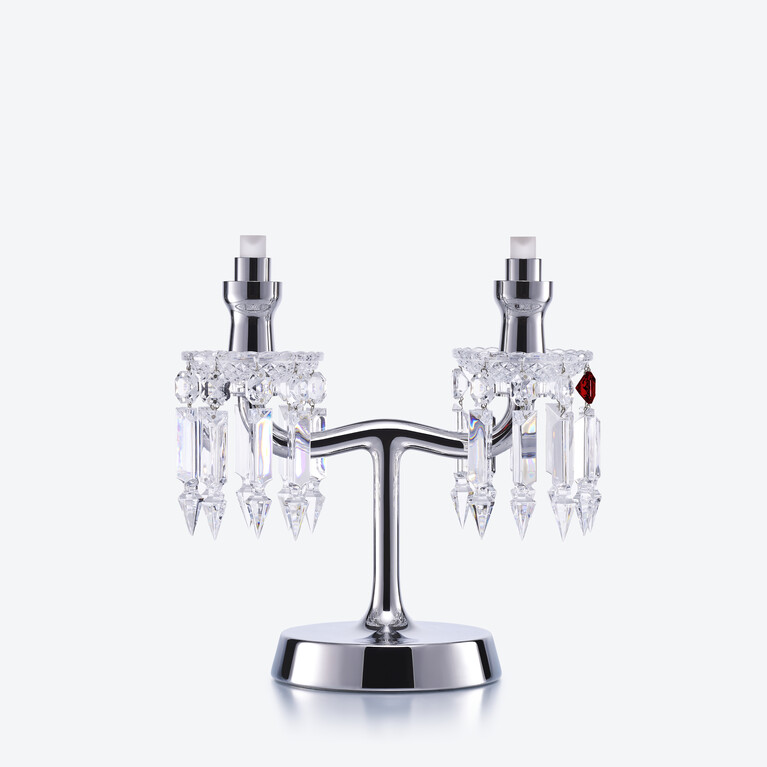 Z&eacute;nith Nomade Lamp Chrome (02L) & Lampshades S Baccarat in View 2