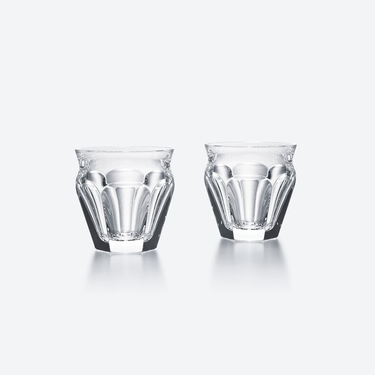 Vasos Tumbler Harcourt Talleyrand Baccarat, Copa de licor en Cristal Clear