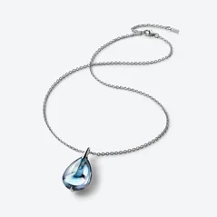 Select Fleurs De Psyd&eacute;lic Silberner Halskette Baccarat in Blauem Silber