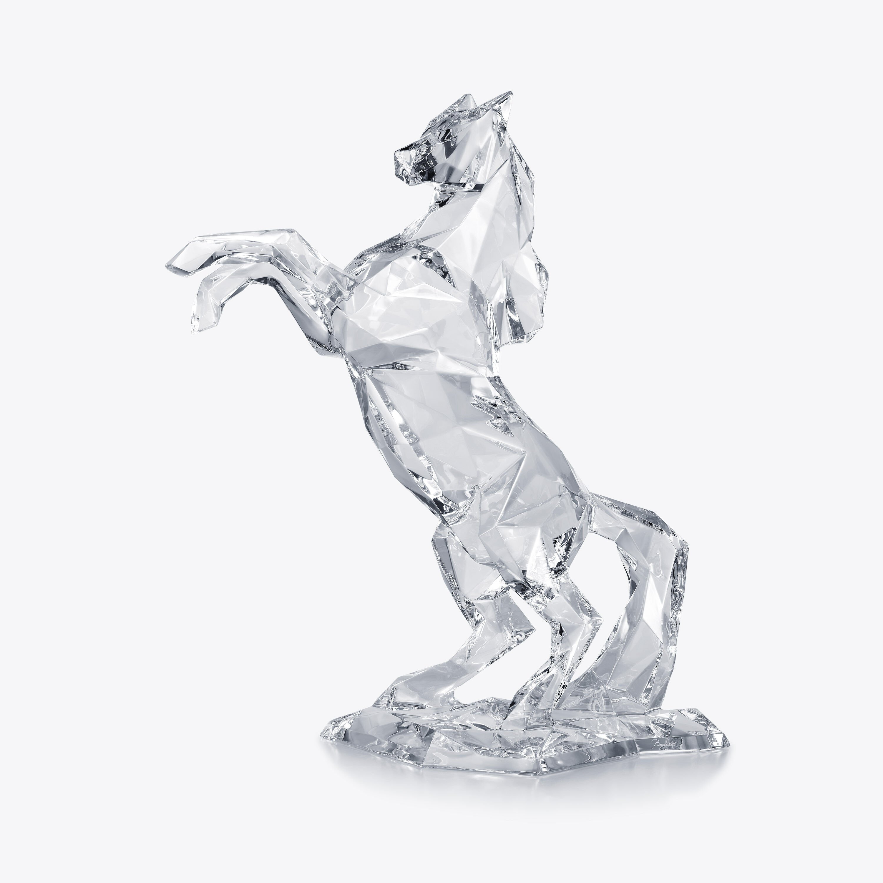 Polygon Pegasus Horse Sculpture | Baccarat United States
