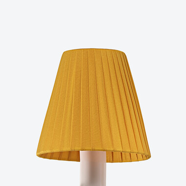 Z&eacute;nith Lampshade Baccarat in Taffeta Yellow