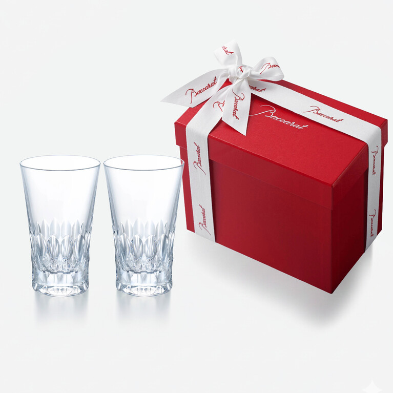 Glass Japan Dahlia Baccarat in Crystal Clear