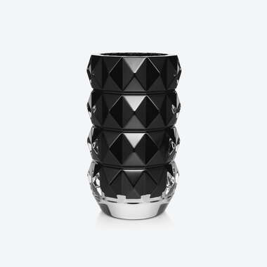 Louxor Round Vase M Black View 1