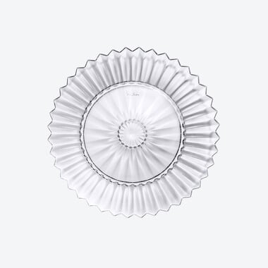 Mille Nuits Plate M Baccarat in Clear Crystal