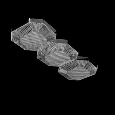 Octogone Ceiling Unit (3L) Baccarat in Clear Crystal