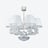 Tourbillon Chandelier (6L) Baccarat in Crystal Clear