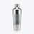 Harmonie Shaker Baccarat in Steel Silver