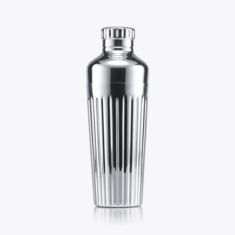 Harmonie Shaker Baccarat in Steel Silver View 1