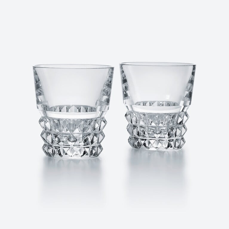 Louxor Becher Baccarat, Wasserglas aus Klarem Kristall