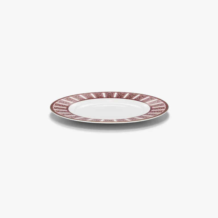 アルカディア デザートプレート 2枚セット レッド Baccarat、レッドの磁器製レビュー 2