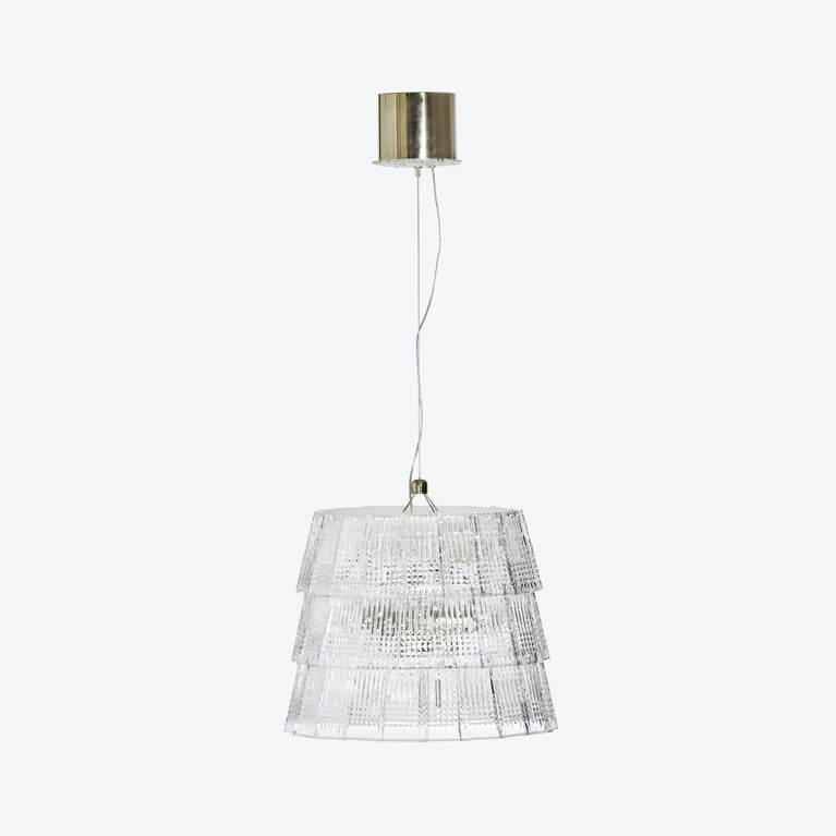 Tuile de Cristal Kronleuchter Piccadilly Baccarat in Klarem Kristall