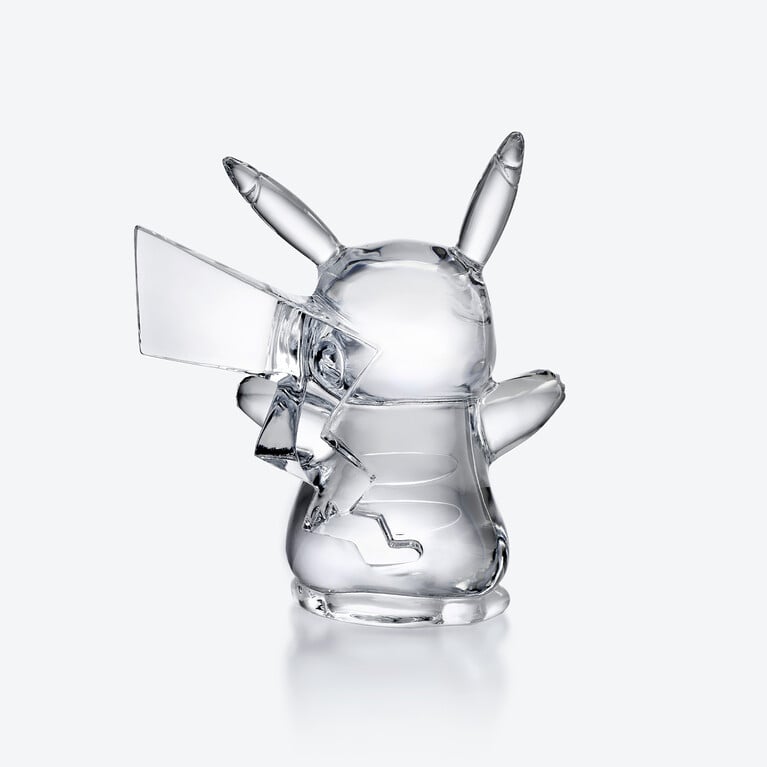 Figurine Pikachu Pok&eacute;mon Baccarat en Cristal Clair Voir 4