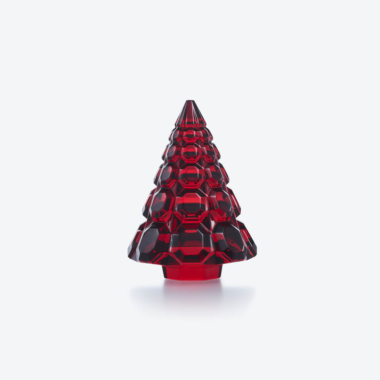 No&euml;l Octogone Fir 2026 Baccarat in Red Crystal View 1