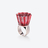 L'Eclat de Talleyrand Empress Silver Ring Baccarat in Red Silver