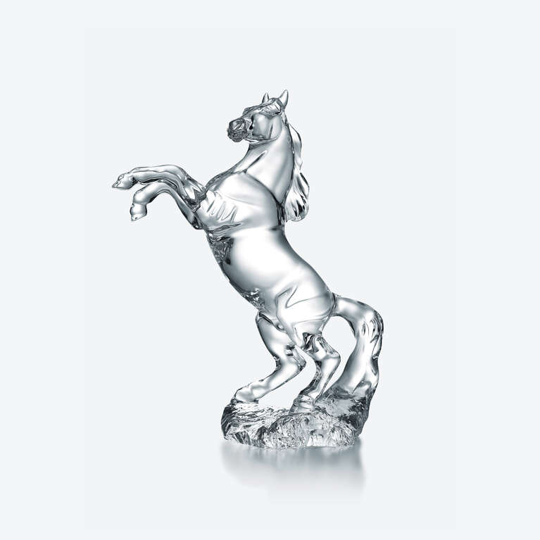 Pegase Horse Sculpture Clear