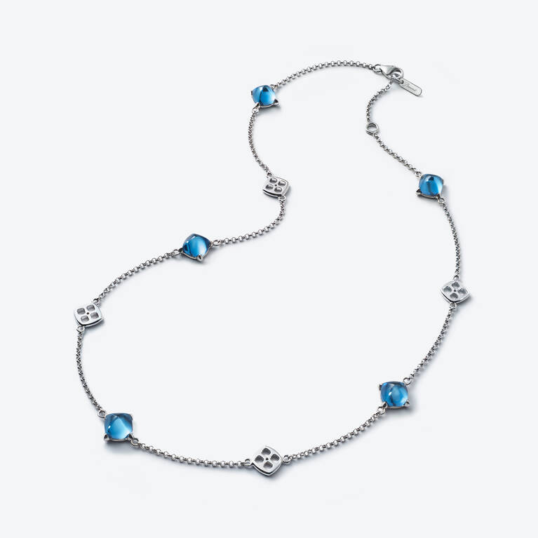 Mini Médicis Necklace, Riviera Blue
