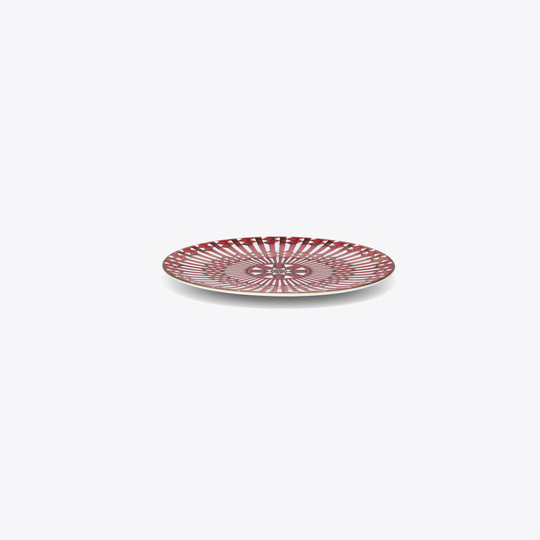 Assiette &agrave; Pain Arcadia Rouge Baccarat en Porcelaine Rouge Voir 3