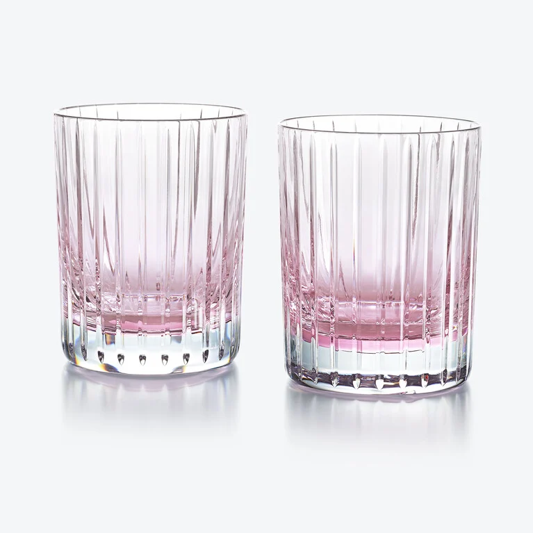 Harmonie Tumblers Colors of Joy Pastel Baccarat in Crystal Pink View 1
