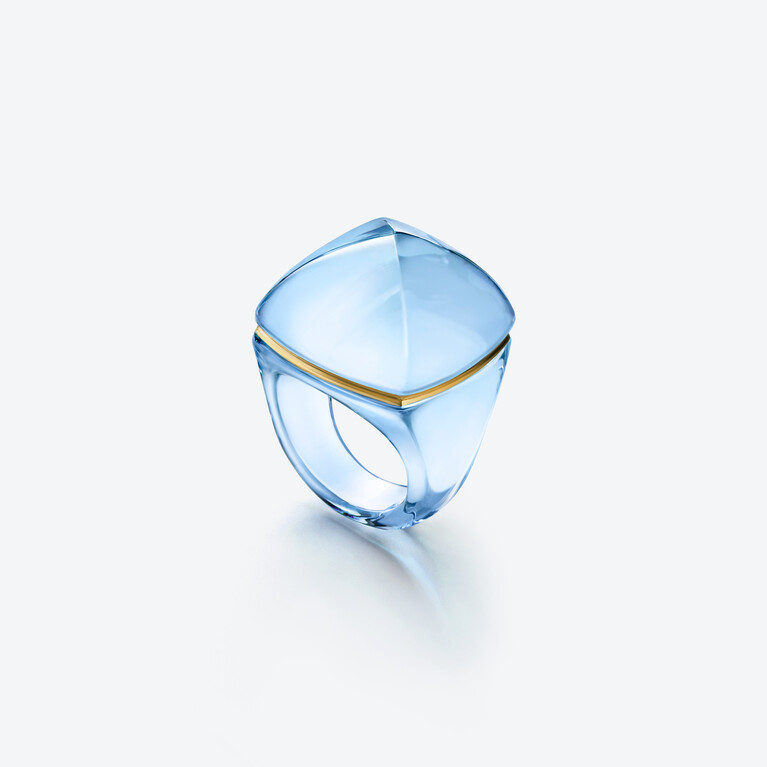 M&eacute;dicis Pop Ring Baccarat in Crystal Blue View 1