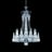 Zénith Chandelier Long (24L) Baccarat in Crystal Clear