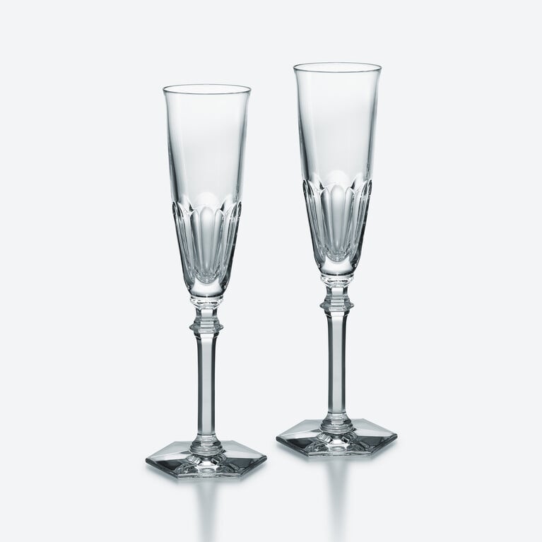 Harcourt Eve Flutes Baccarat, Champagne flute in Crystal Clear View 1
