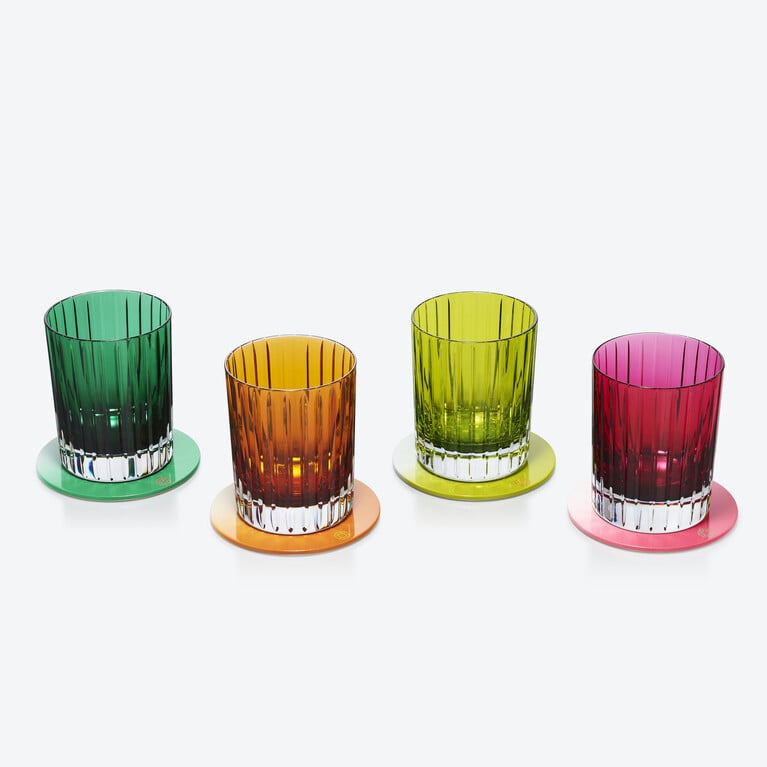 Harmonie Tumblers Colors of Joy Intense Set & Octogone Colors Of Joy Intense Coasters Baccarat in View 1
