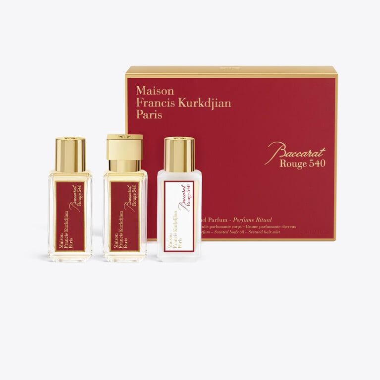Baccarat Rouge 540 Fragrance Ritual Set Baccarat in Glass Clear View 1