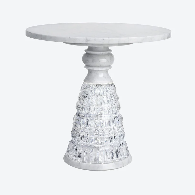 New Antique Table Baccarat in Clear Crystal View 1