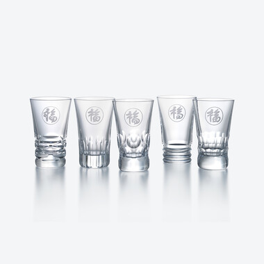 グラス ジャパン 福 5客アソートセット  Baccarat