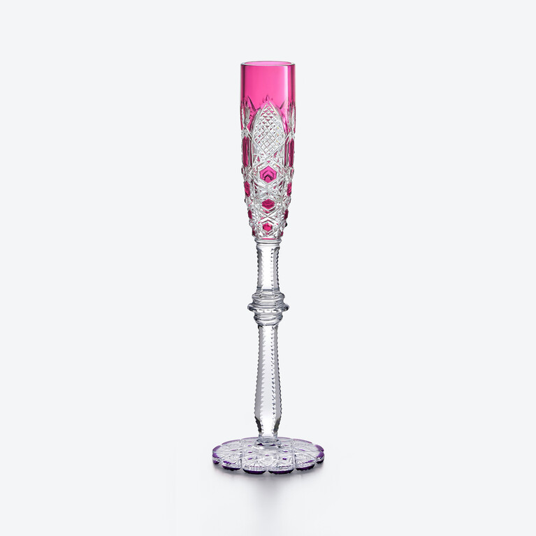 Tsar Vodka Glass Baccarat, Shot glass in Crystal Pink