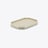 Octogone Tray S Baccarat in Lacquer White