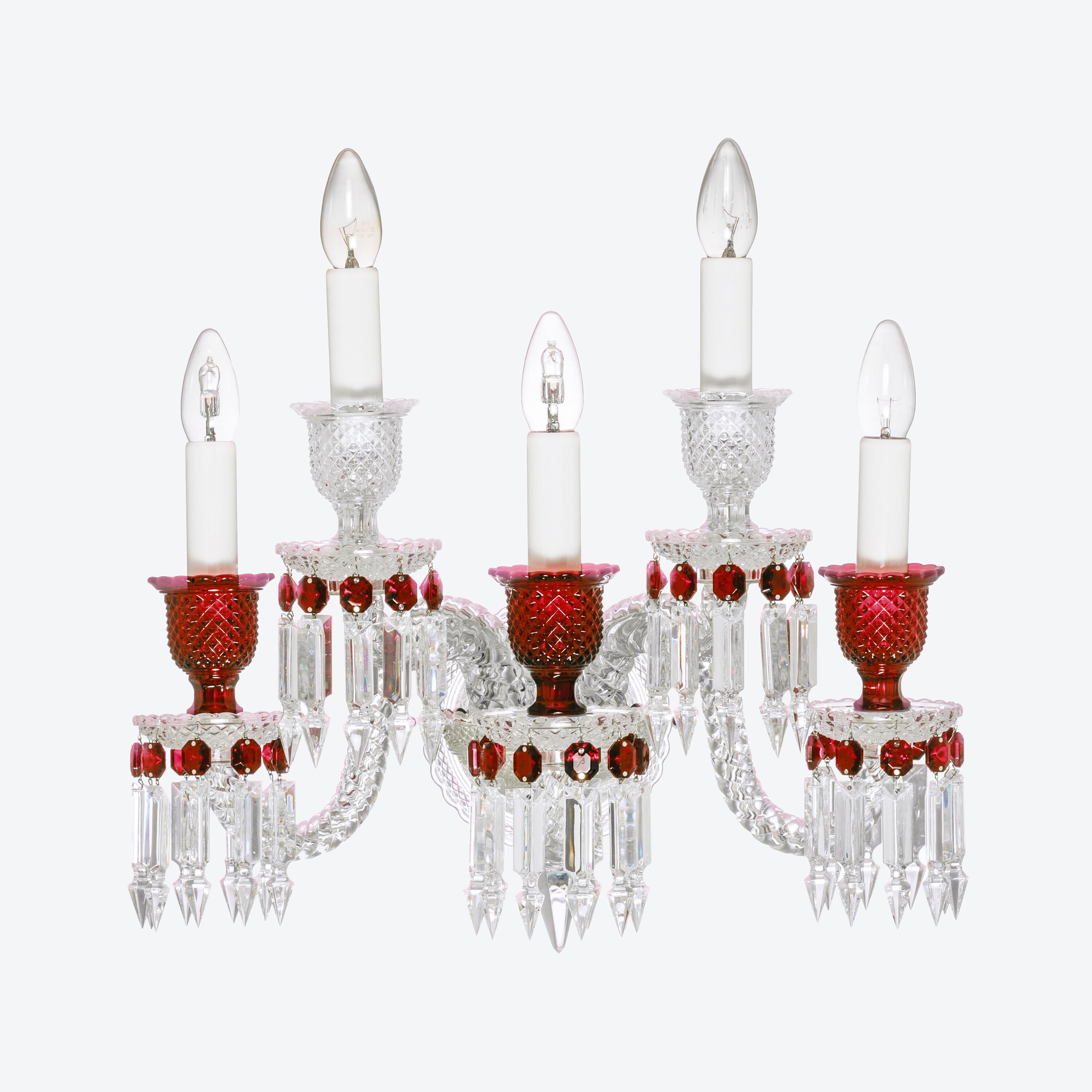 Zénith Wall Unit Clear and Red (7L) | Baccarat Japan