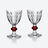 Harcourt 1841 Glasses Baccarat, Wine glass in Crystal Red