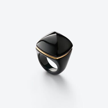 Bague Médicis Pop Baccarat en Cristal Noir