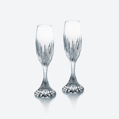 Mass&eacute;na Flutes Baccarat, Champagne flute in Crystal Clear