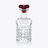 Louxor Whisky Decanter Clear & red Baccarat