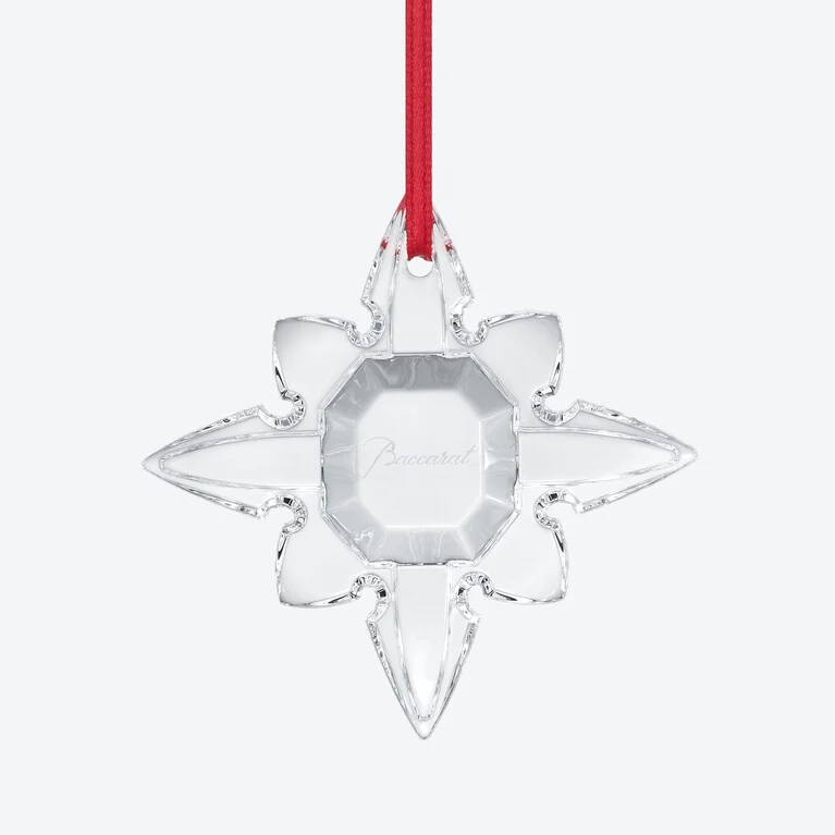 No&euml;l Annual Ornament Octogone 2026 Baccarat in Clear Crystal View 1