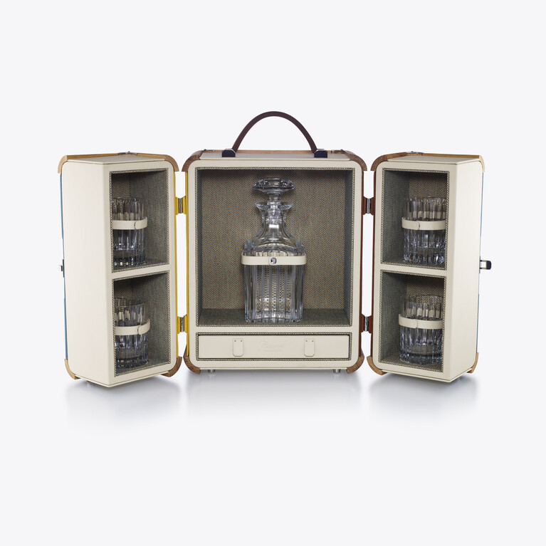 Octogone Trunk Harmonie Baccarat in Leather Multicolor View 2