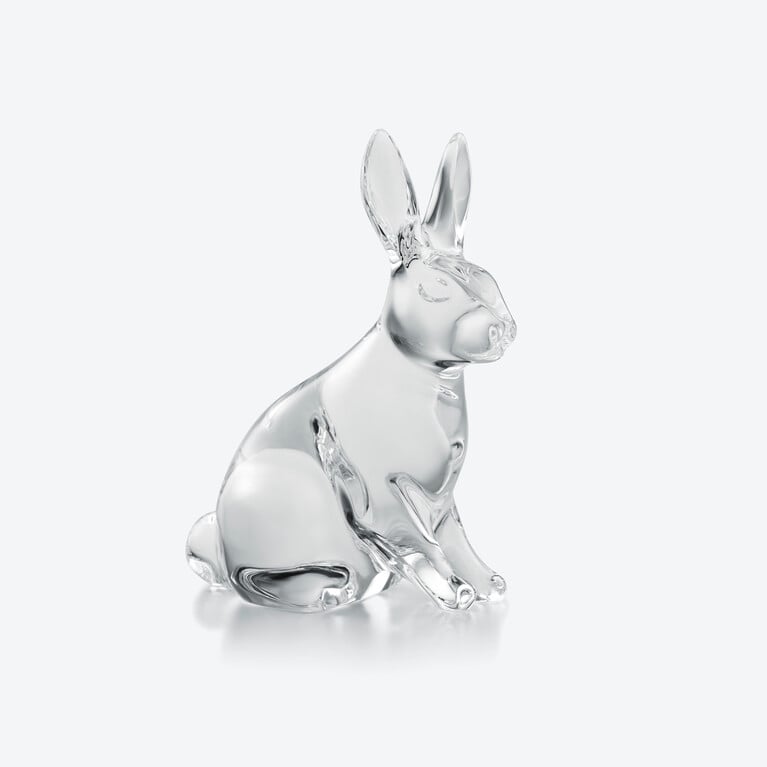 클래어 래빗 2023(ZODIAQUE RABBIT 2023) Baccarat, 클리어 크리스탈로 만든